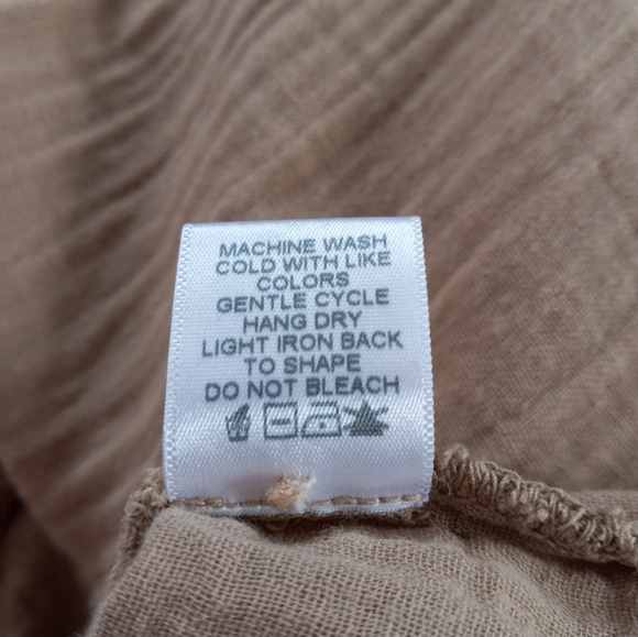 Xirena Irys Maxi Dress Chelsea Cotton Gauze Tan S - Picture 9 of 16